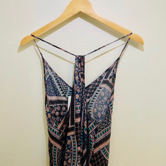 ☀️SALE☀️ NWT ASTR Spaghetti Strap, Bohemian Midi Dress with Asymmetric Hem - Picture 4 of 9